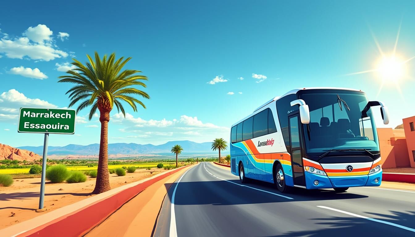 Découvrez toutes les informations pratiques et les tarifs des bus reliant Marrakech à Essaouira. Planifiez votre voyage en toute simplicité et profitez de paysages incroyables en parcourant cette route pittoresque.