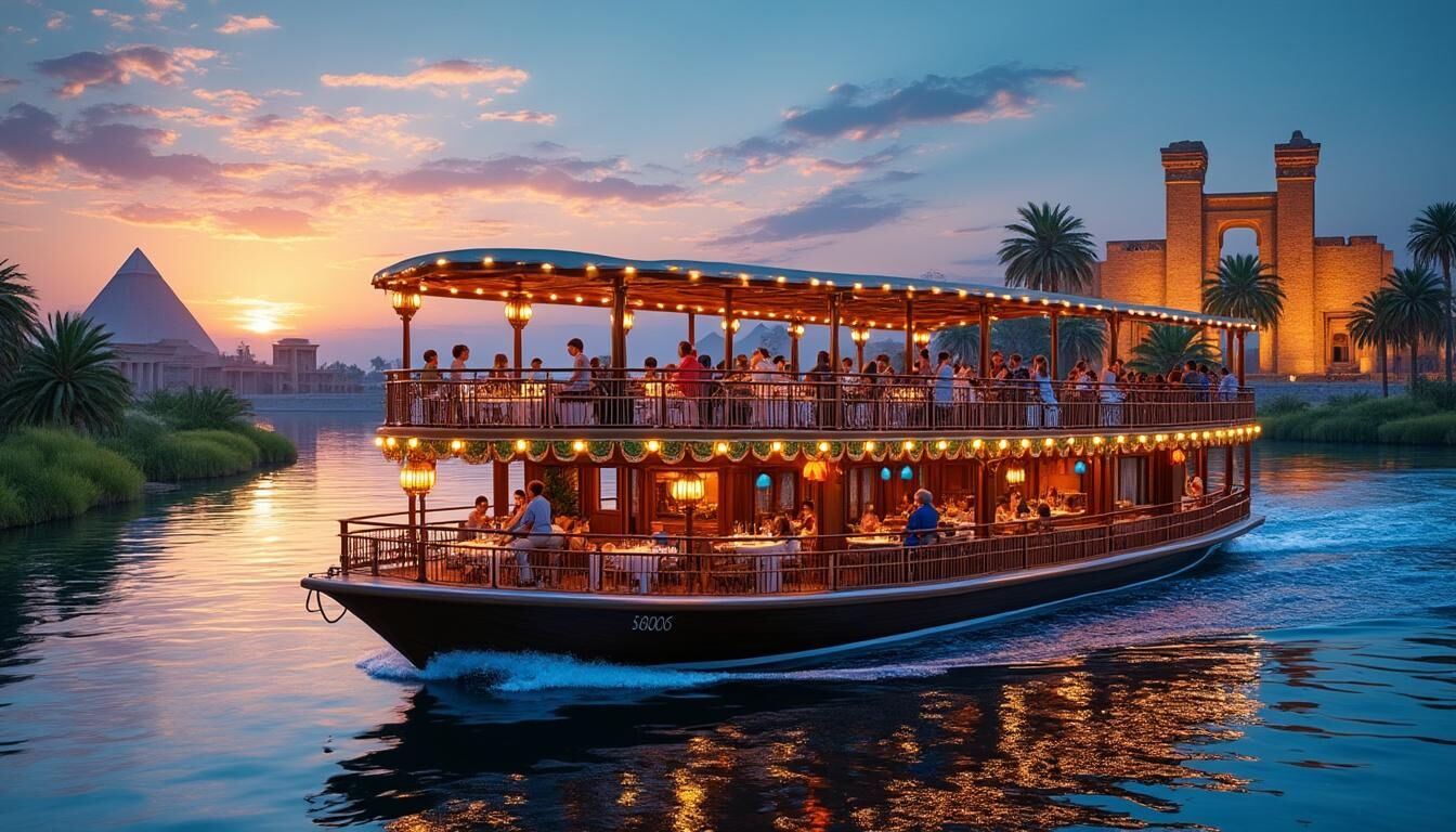 Découvrez notre sélection des 10 meilleures croisières sur le Nil à réserver pour une expérience inoubliable. Plongez dans l'histoire fascinante de l'Égypte tout en naviguant sur le légendaire fleuve. Réservez dès maintenant votre aventure!