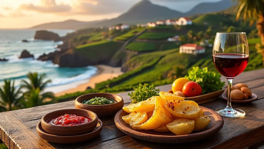 Vue panoramique hyper-réaliste des saveurs et paysages des îles Canaries pour choisir la plus belle île